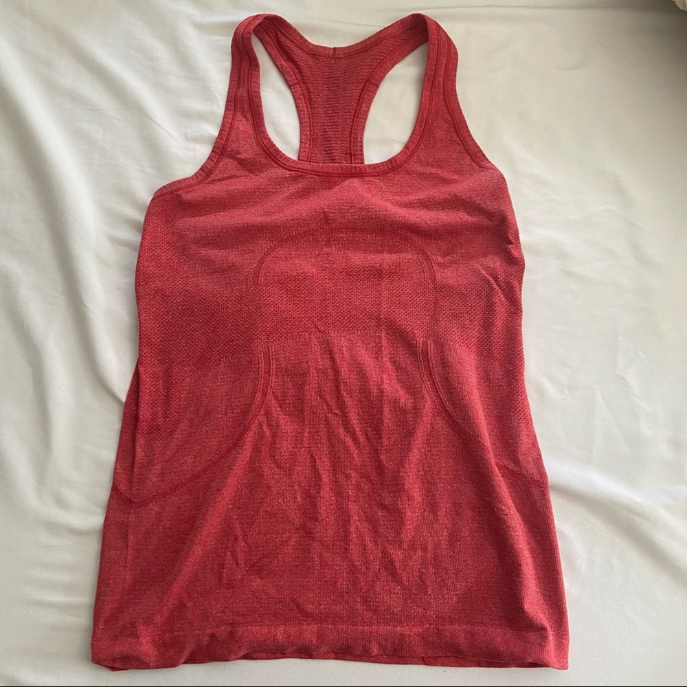 Lululemon Red Swiftly Tank, Size: 6